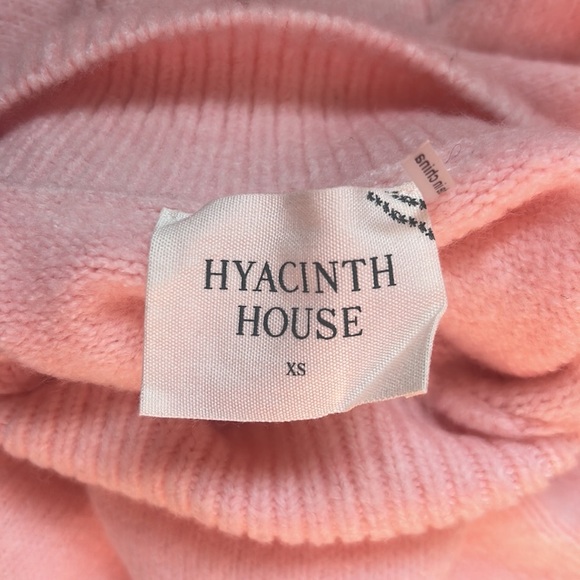 Tuckernuck Hyacinth House Pink Cameron Turtleneck Sweater New Size XS - Picture 6 of 7